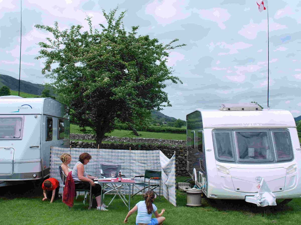 High Laning Camping Site, Dent